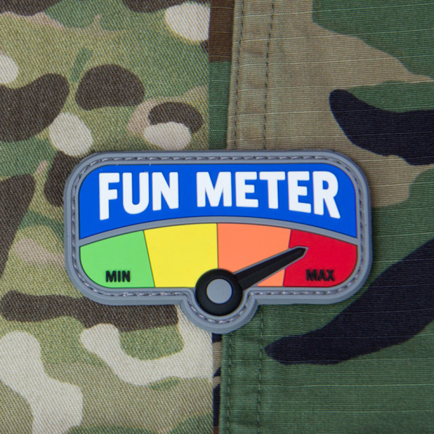 Патч Mil-Spec Monkey Fun Meter 3in PVC Morale Patch, ПВХ (FullColor)