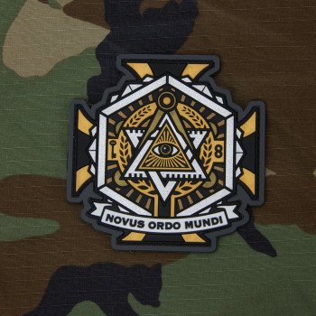 Патч Mil-Spec Monkey Conspiracy Theories Morale Patch, ПВХ (FullColor)