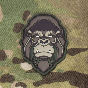 Патч Mil-Spec Monkey Gorilla Head Morale Patch, ПВХ (Multicam)