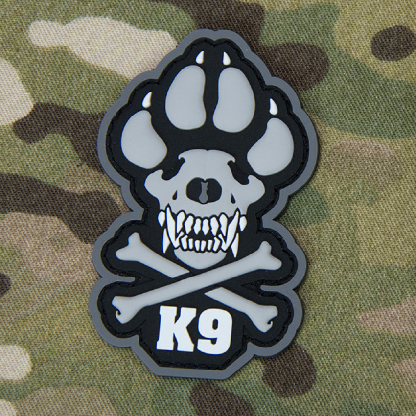 Патч Mil-Spec Monkey K9 3in Morale Patch, ПВХ (Urban)