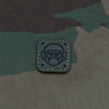 Патч Mil-Spec Monkey Monkey Stencil 1inch Morale Patch, ПВХ (Forest)