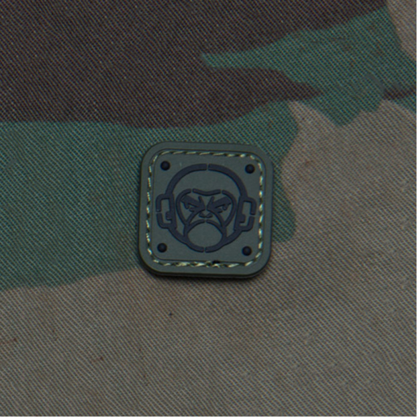Патч Mil-Spec Monkey Monkey Stencil 1inch Morale Patch, ПВХ (Forest)