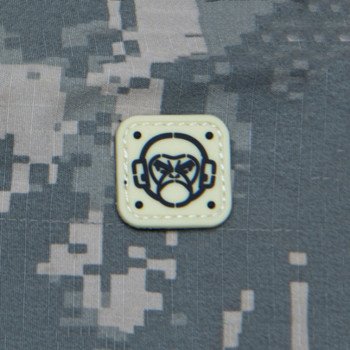 Патч Mil-Spec Monkey Monkey Stencil 1inch Morale Patch, ПВХ (Glow)