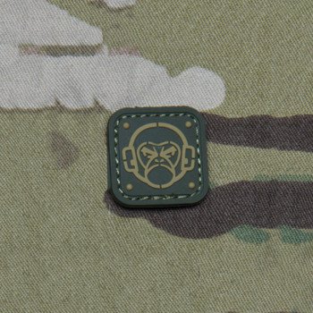 Патч Mil-Spec Monkey Monkey Stencil 1inch Morale Patch, ПВХ (Multicam)