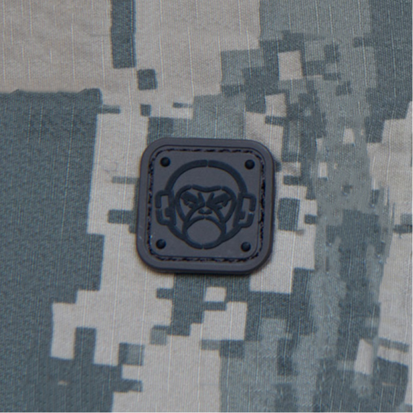Патч Mil-Spec Monkey Monkey Stencil 1inch Morale Patch, ПВХ (Urban)