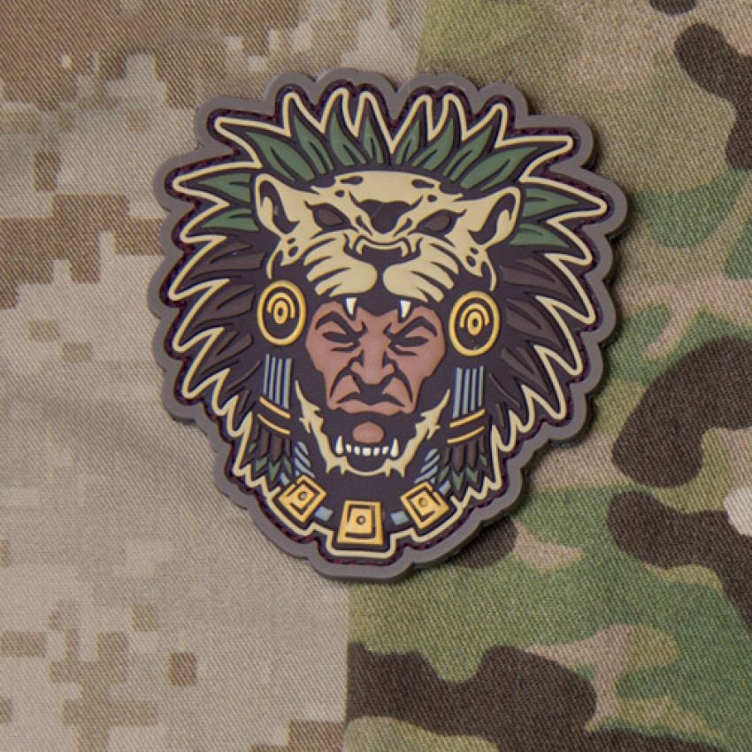 Патч Mil-Spec Monkey Aztec Warrior Head 1 Morale Patch, ПВХ (Multicam) Патч Mil-Spec Monkey Aztec Warrior Head 1 Morale Patch, ПВХ (Multicam)