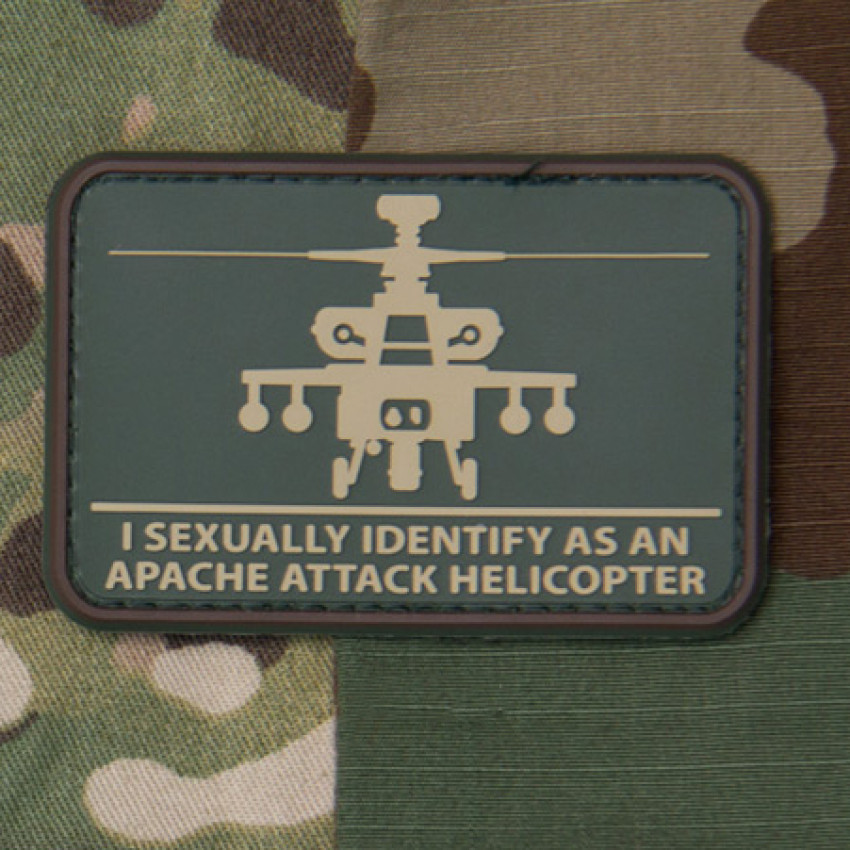 Патч Mil-Spec Monkey Helisexual Morale Patch, ПВХ (Multicam)