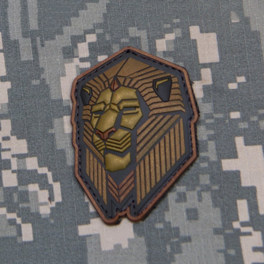 Патч Mil-Spec Monkey Industrial Lion, ПВХ (FullColor)