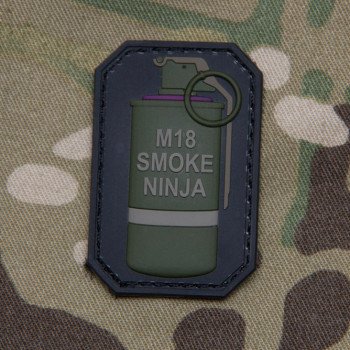Патч Mil-Spec Monkey Smoke Ninja Morale Patch, ПВХ (OD-Green)