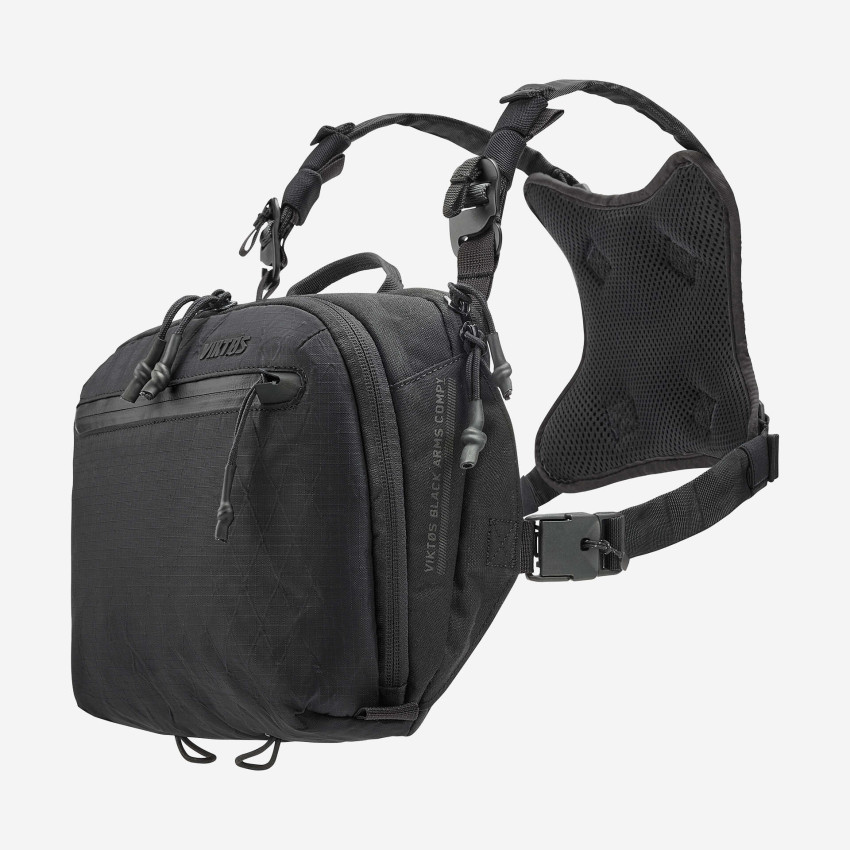 Нагрудная платформа VIKTOS Low-Key Chest Rig Black — тактический chest rig для EDC и снаряжения