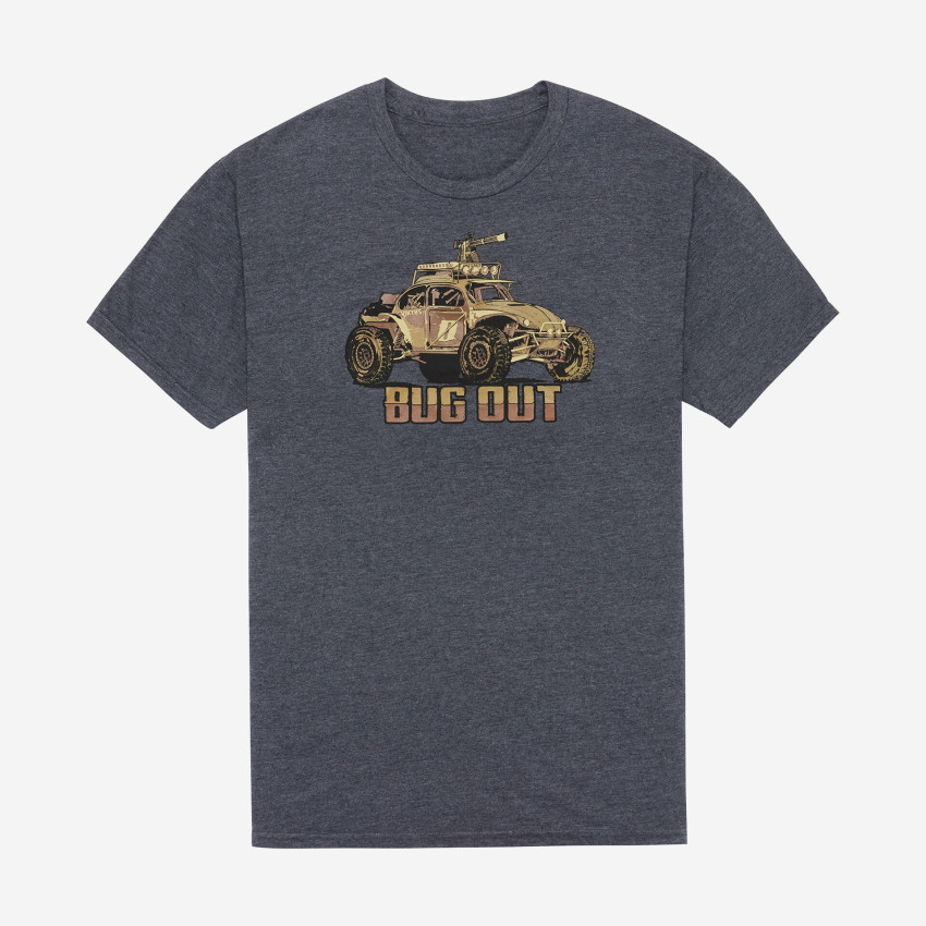 Футболка VIKTOS Big Time Bug Out Tee Charcoal — мужская тактическая футболка с принтом для EDC