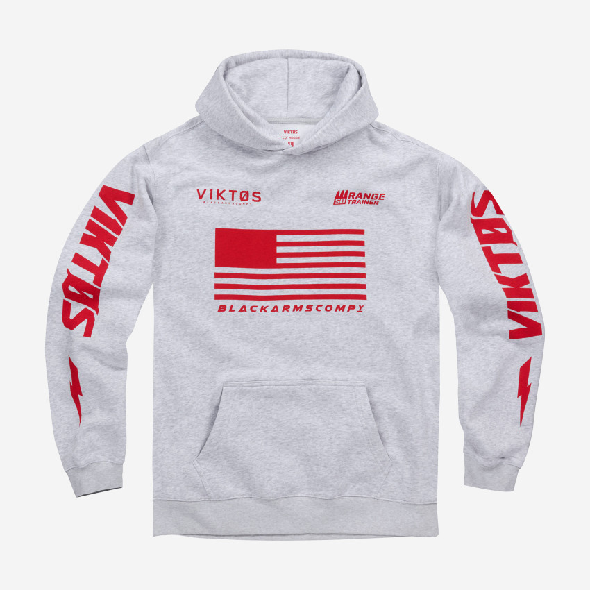 Худи VIKTOS LCQ Hoodie, Grey — мужская тактическая кофта с капюшоном для EDC и повседневного использования
