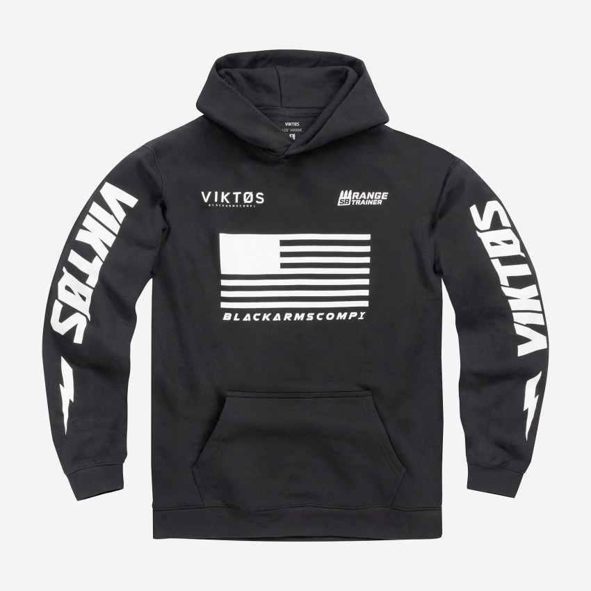 Худі VIKTOS LCQ Hoodie, Black — чоловіча тактична кофта з капюшоном для EDC та повсякденного використання
