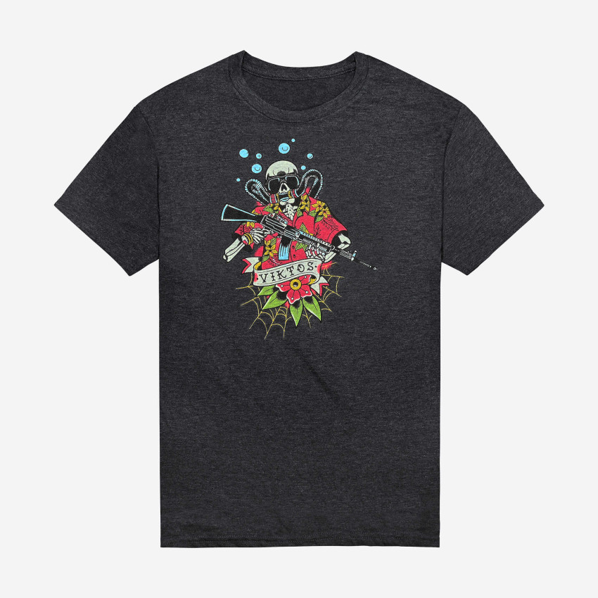 Футболка VIKTOS Easy Days Tee, Charcoal  — мужская легкая футболка для EDC и повседневного использования