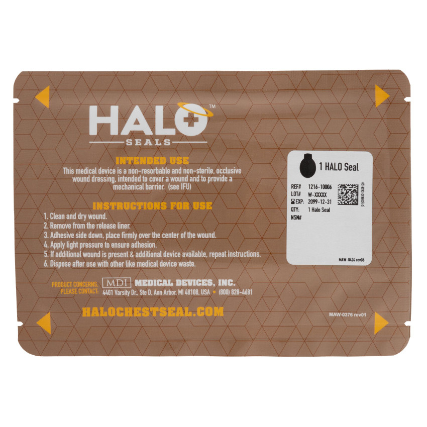 Окклюзионная повязка HALO Seal IFAK Single Pack