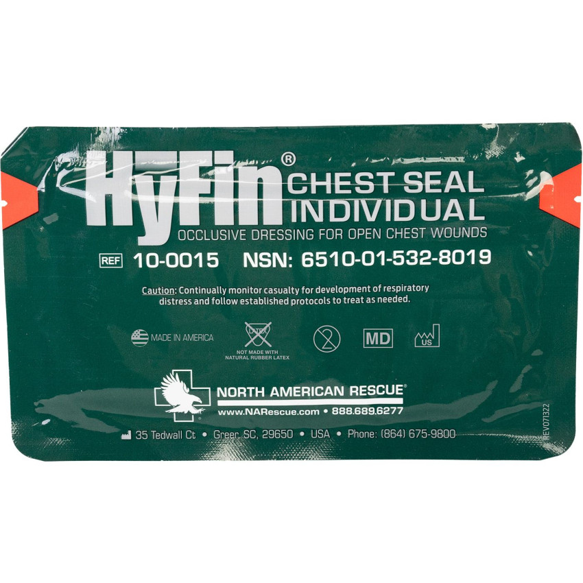 Оклюзійна пов'язка NAR HyFin Individual Occlusive Chest Seal