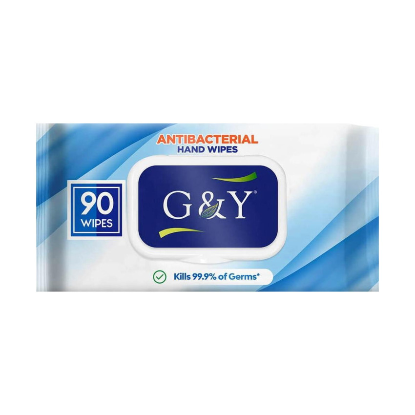 Серветки вологі дезинфікуючі G&Y Antibacterial з клапаном 90 шт