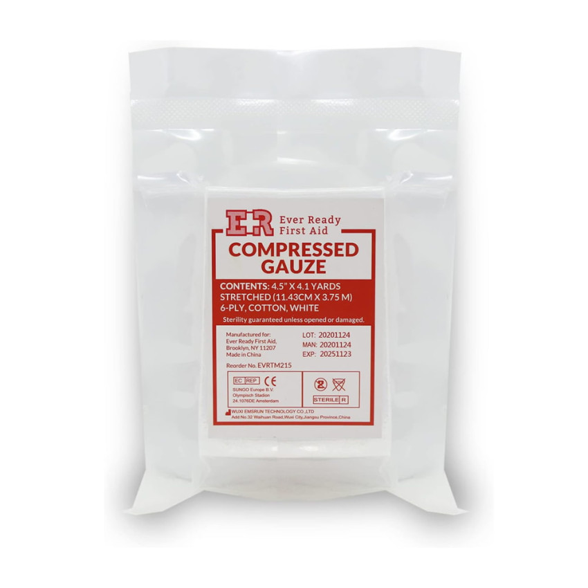 Тампонада Ever Ready First Aid Compressed Gauze