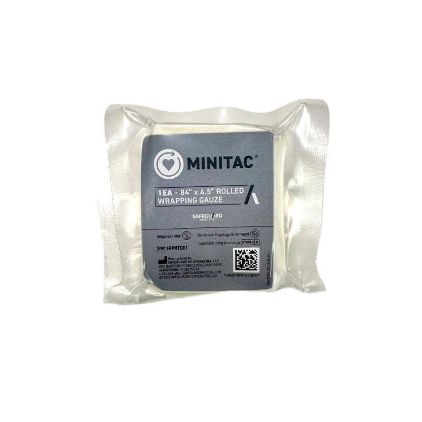 Бинт для тампонади SafeGuard MiniTAC Rolled Wrapping Gauze Бинт для тампонади SafeGuard MiniTAC Rolled Wrapping Gauze