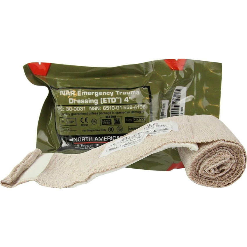 Бандаж NAR Emergency Trauma Dressing (ETD) 4"