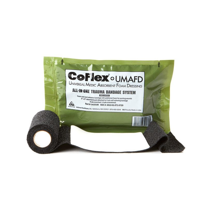 Бандаж CoFlex UMAFD 4" (универсальная медицинская абсорбирующая самоклеящаяся повязка)