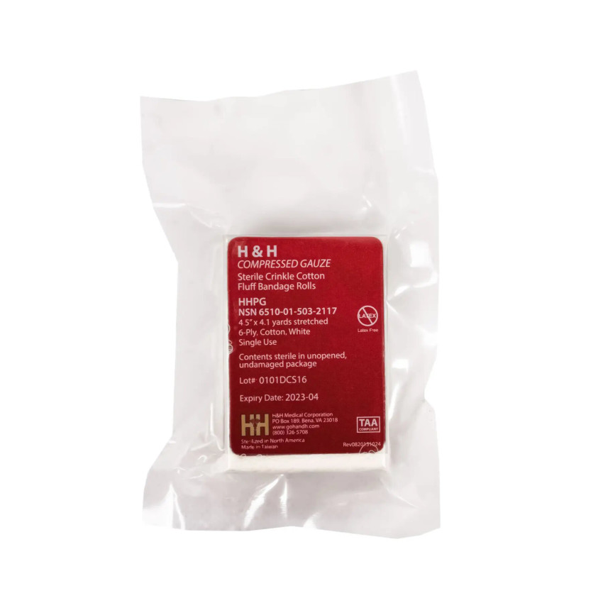 Бинт для тампонади H&H Compressed Gauze