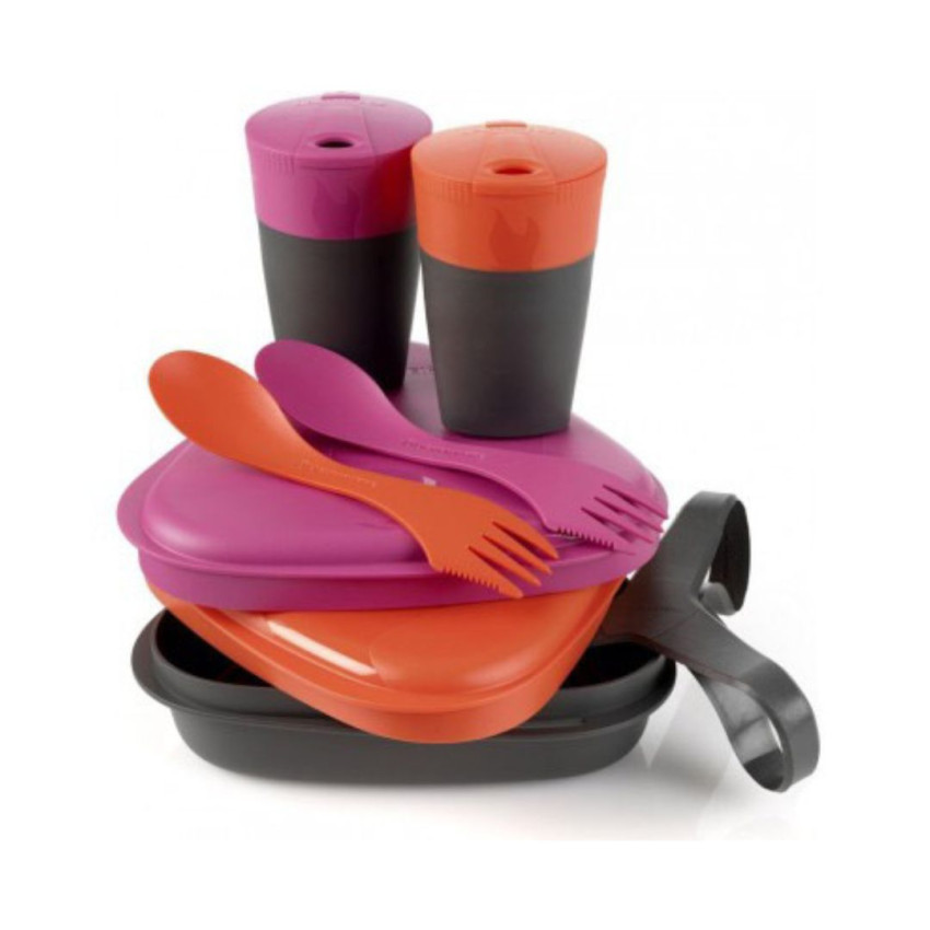 Набір посуду Light My Fire Pack'n Eat Kit, Orange/Fuchsia Набір посуду Light My Fire Pack'n Eat Kit, Orange/Fuchsia