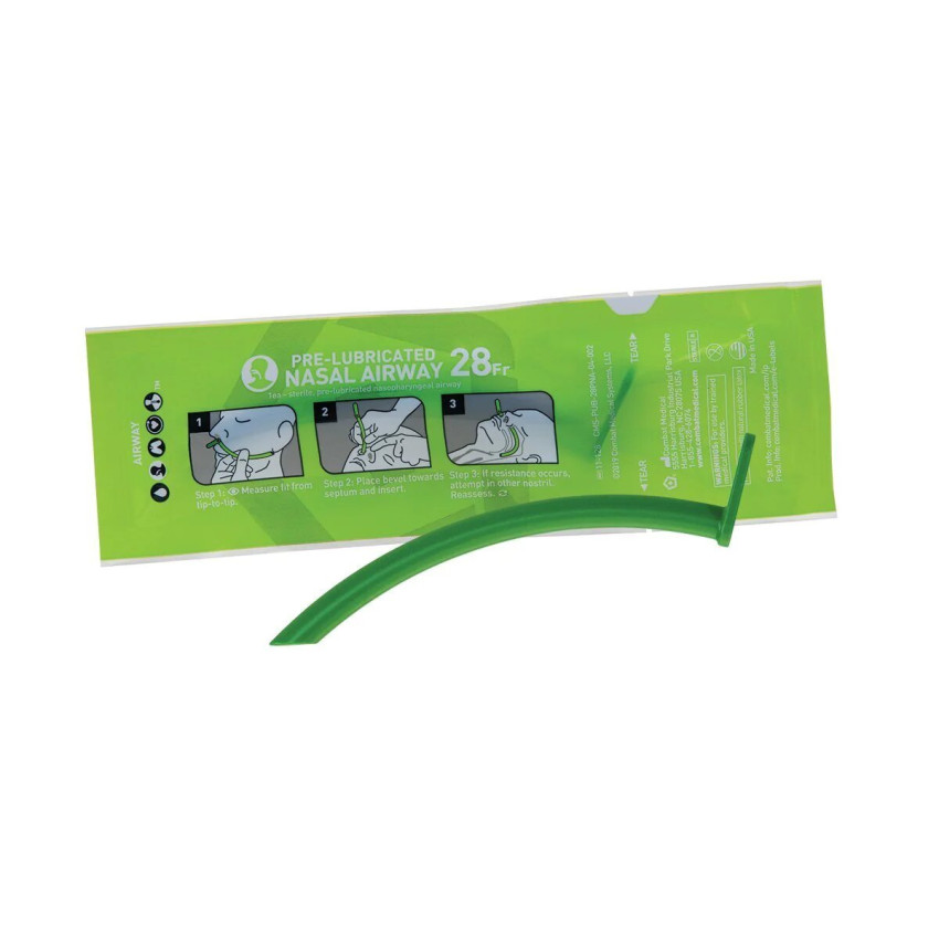 Назофарингеальная трубка MARCH Pre-Lubricated Nasal Airway (28 Fr)