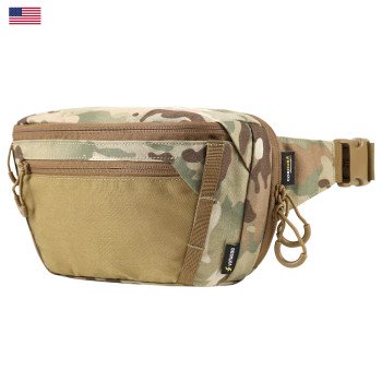 Тактична поясна сумка Cordura MC Outdoor Tactical Fanny Pack | бананка мілітарі, EDC сумка MultiCam