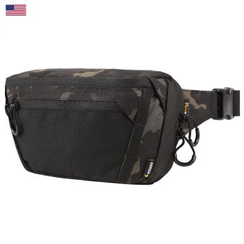 Тактична поясна сумка Cordura MC Outdoor Tactical Fanny Pack | бананка мілітарі, EDC сумка MultiCam black