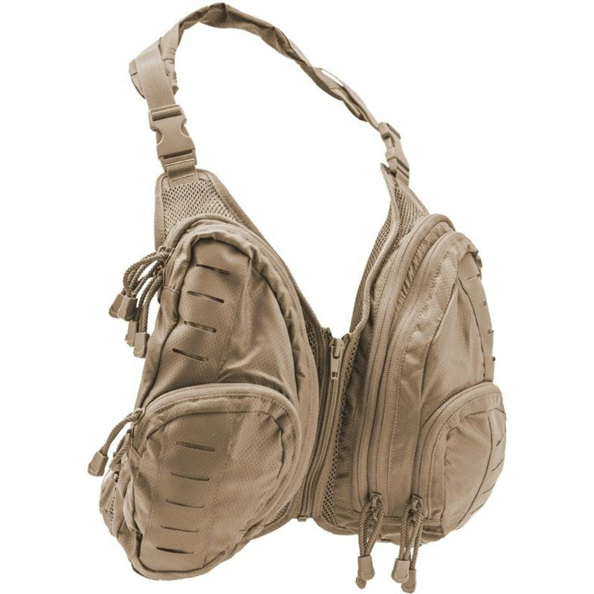 Нагрудна сумка LA Police Gear Tactical Chest Pack Attachment (coyote)