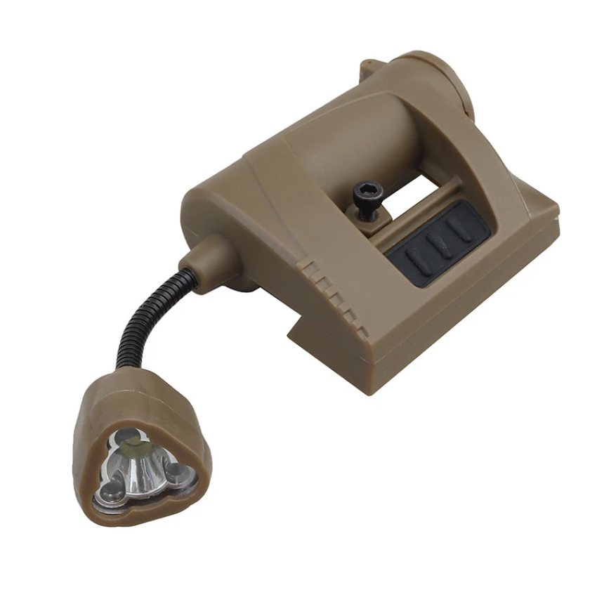 Тактический фонарик на шлем LT-09-T (4 LED) 